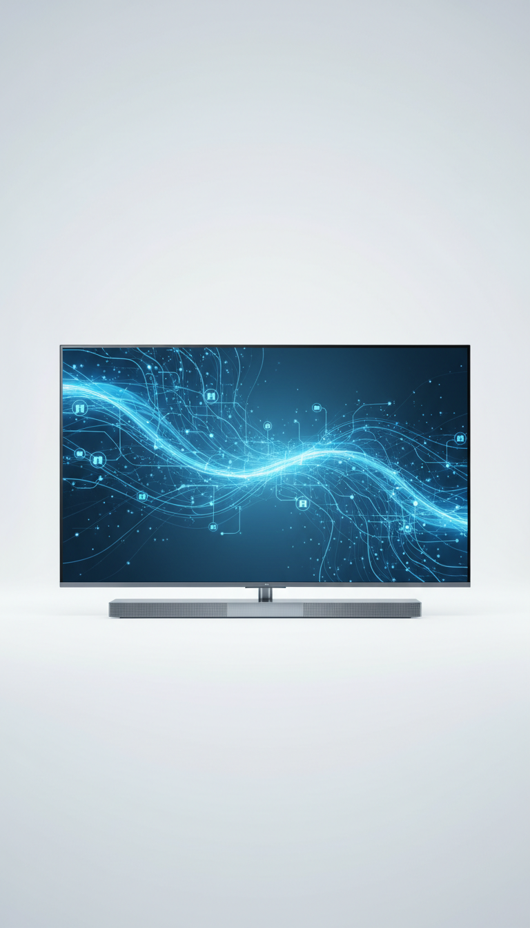 43 inch Smart LED TV, studio product shot