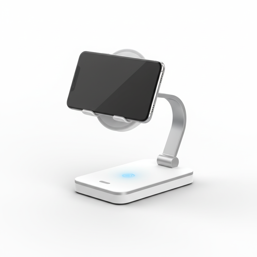 Smartphone Stand with Wireless Charger