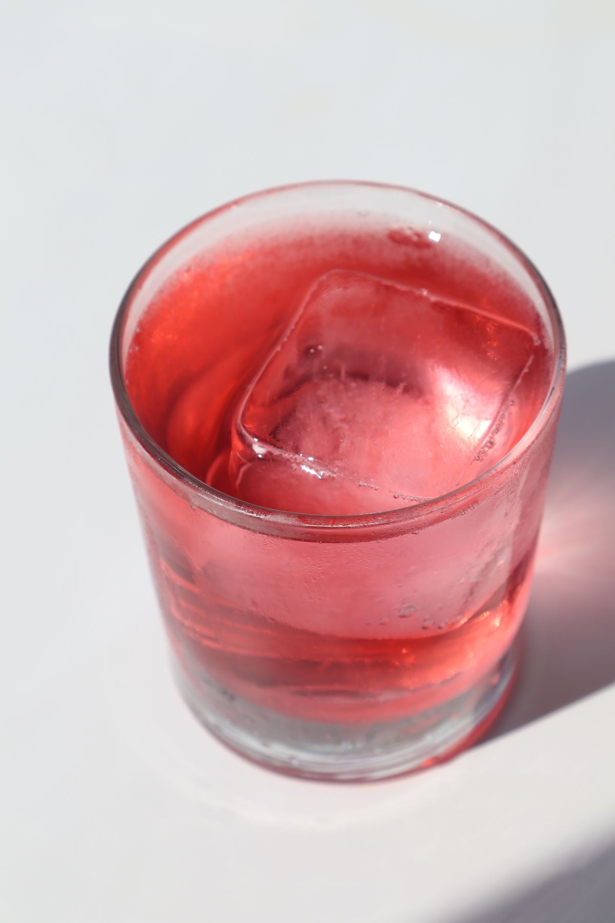 Lime and Ginger Drink Mix glass