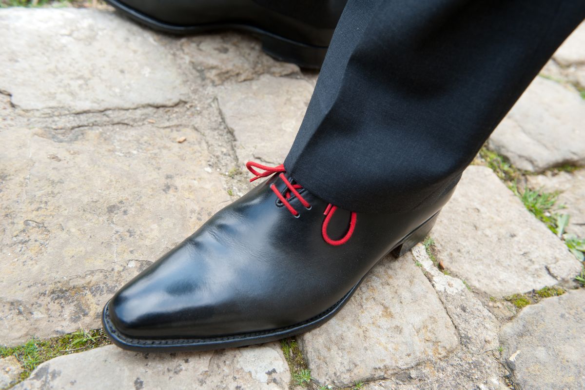 Kids School Shoes black leather